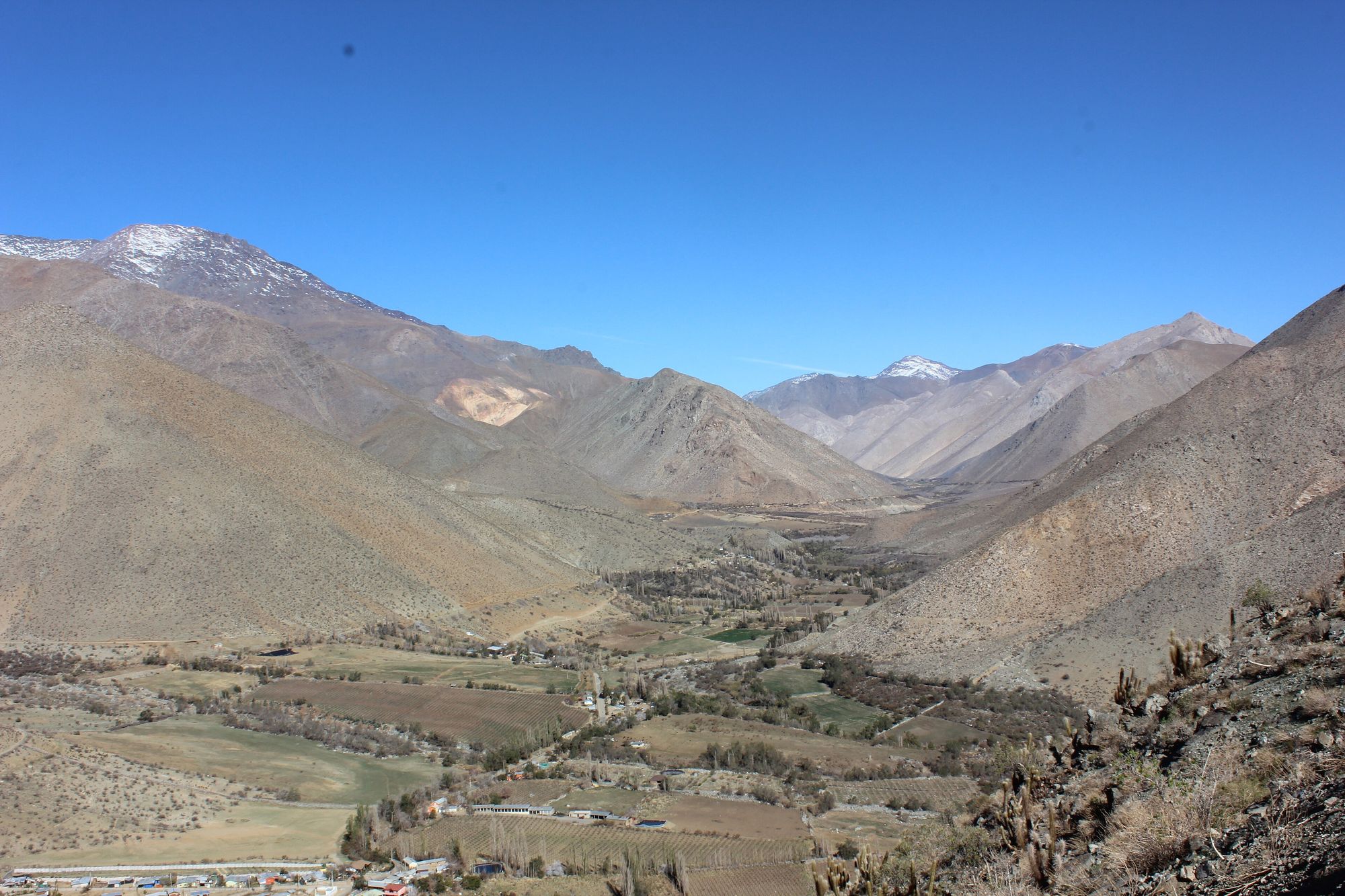 Valle del río Hurtado hacia El Chañar